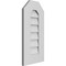 Ekena Millwork Octagonal Top Surface Mount PVC Gable Vent w/ 3-1/2"W x 1"P Standard Frame, 12"W x 24"H GVPOT12X2401SN - alternate 2